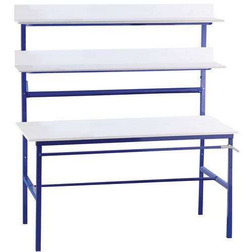 Table Complète De Découpe Et Emballage Bleue