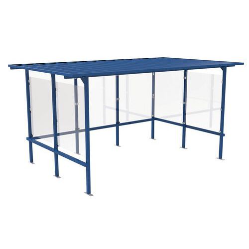 Abri Fumeurs Beaufortain 405 X 244 M Bleu Gentiane