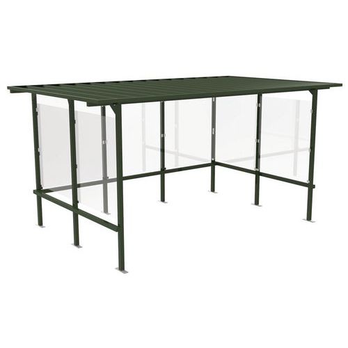 Abri Fumeurs Beaufortain 405 X 244 M Vert Sapin