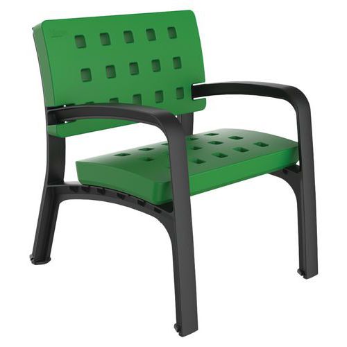 Fauteuil Horizon Polyéthylène - Vert