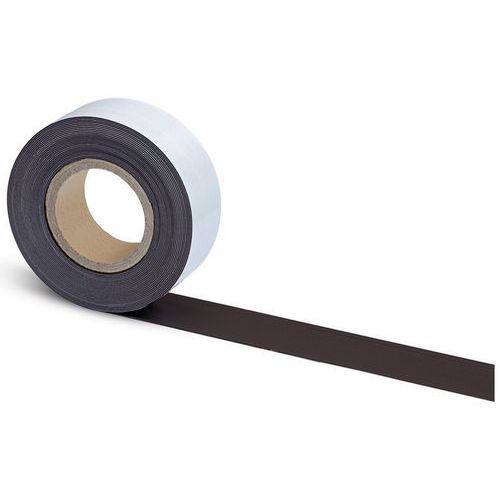 Bande Magnétique Auto-adhésive 10m X 45mm X 1mm Noire - Maul