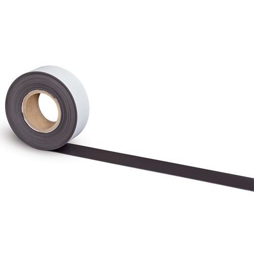 Bande Magnétique Auto-adhésive 10m X 60mm X 1mm Noire - Maul