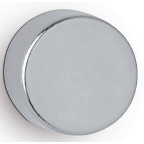 Maul - Lot de 10 aimants néodymes puissants Ø 8x5mm - 2,4 kg de force - Gris/argent - Acier