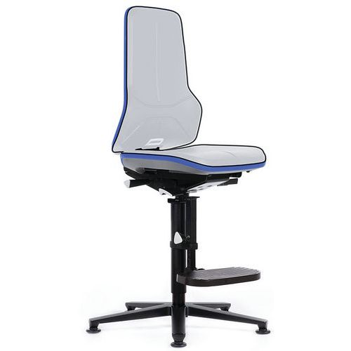 Siège D'atelier Esd Néon Antistatique Avec Système Synchrone