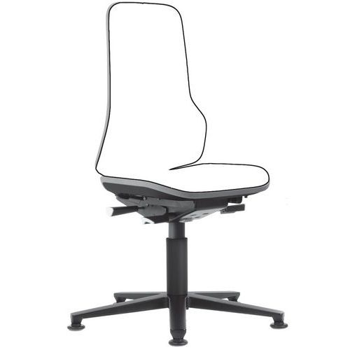 Siège D'atelier Néon Avec Dossier à Contact Permanent