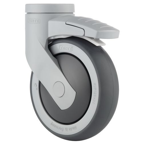 Roulette Pivotante Avec Frein Poids:0.573 Kg Force:200 Kg