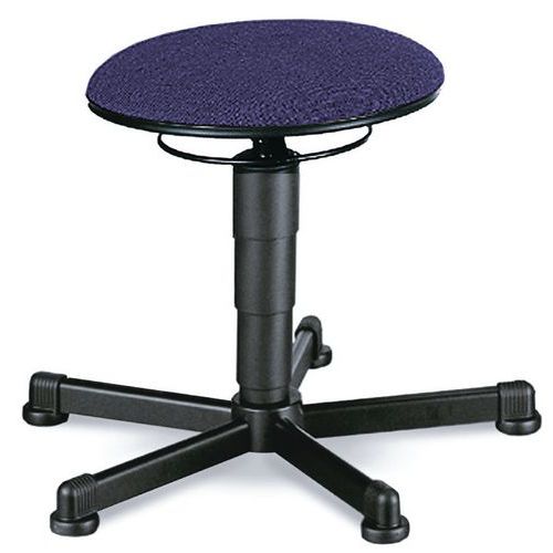 Tabouret D'atelier Piétement Acier Sur Patins