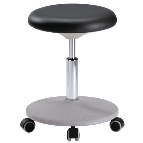 Tabouret D'atelier Esd Labster Revêtement Similicuir skai