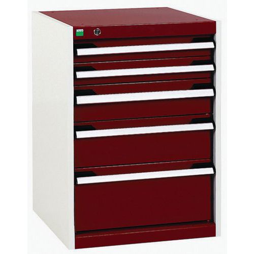 Bott 1 Armoire D'atelier à Tiroirs Cubio Sl-557-5.1 - Bott