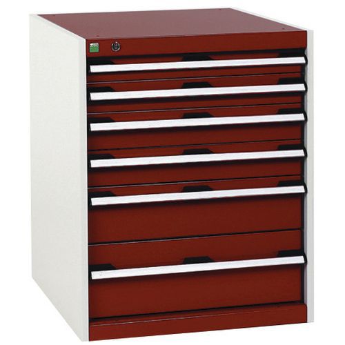 Bott 1 Armoire D'atelier à Tiroirs Cubio Sl-658-6.1 - Bott