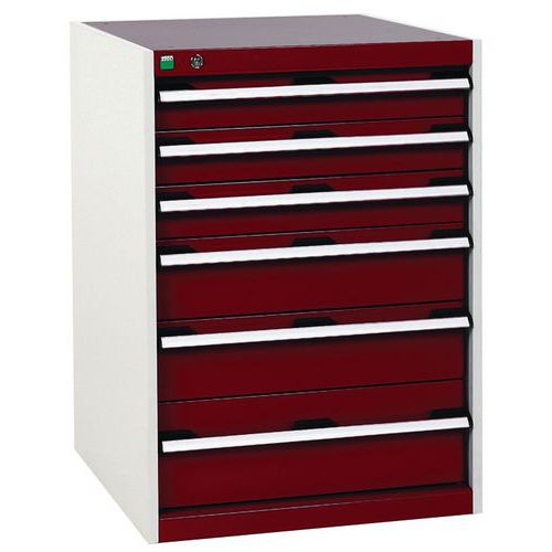 Bott 1 Armoire D'atelier à Tiroirs Cubio Sl-659-6.1 - Bott