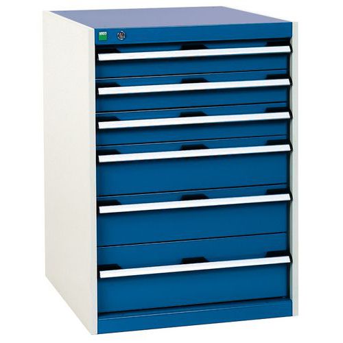 Bott 1 Armoire D'atelier à Tiroirs Cubio Sl-659-6.1 - Bott