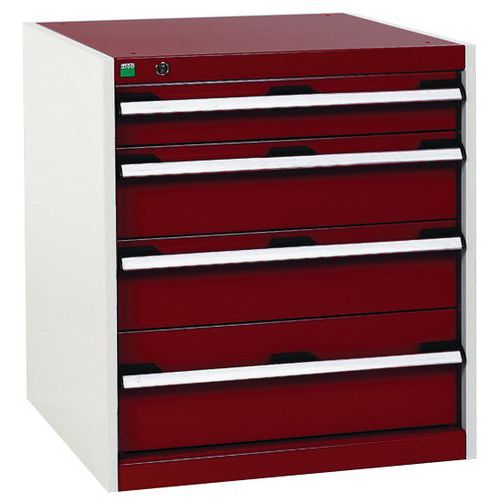 Bott 1 Armoire D'atelier à Tiroirs Cubio Sl-667-4.1 - Bott