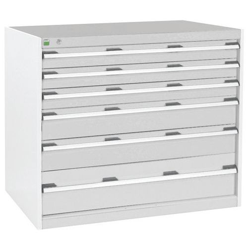 Bott 1 Armoire à Tiroirs Cubio - 900x1050x650mm - Bott