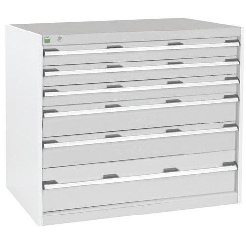 Bott 1 Armoire à Tiroirs Cubio - 900x1050x750mm - Bott