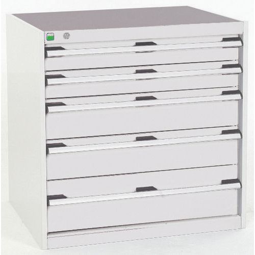 Bott 1 Armoire à Tiroirs Cubio - 800x800x650mm - Bott