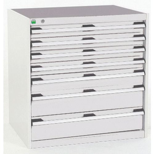 Bott 1 Armoire à Tiroirs Cubio - 800x800x750mm - Bott