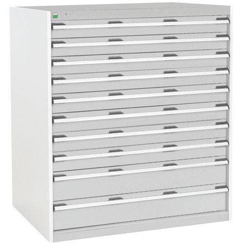 Bott 1 Armoire à Tiroirs Cubio - 1200x1050x750mm - Bott