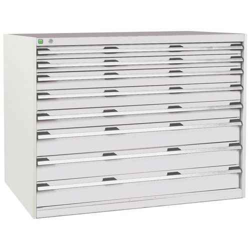 Bott 1 Armoire à Tiroirs Cubio - 1000x1300x750mm - Bott