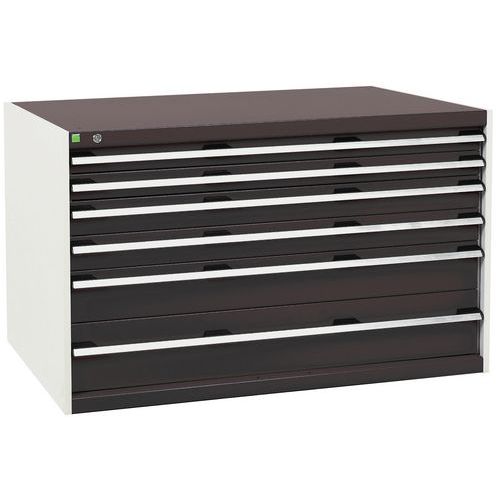 Bott 1 Armoire à Tiroirs Cubio - 800x1300x750mm - Bott