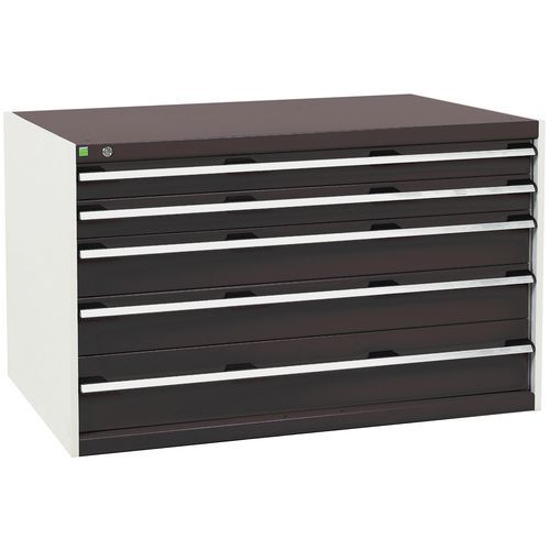 Bott 1 Armoire à Tiroirs Cubio - 800x1300x750mm - Bott