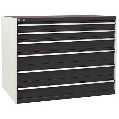 Bott 1 Armoire à Tiroirs Cubio - 1000x1300x750mm - Bott