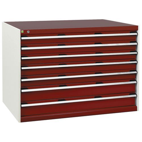 Bott 1 Armoire à Tiroirs Cubio - 900x1300x750mm - Bott