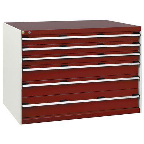 Bott 1 Armoire à Tiroirs Cubio - 900x1300x750mm - Bott