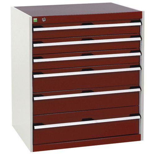 Bott 1 Armoire à Tiroirs Cubio - 900x800x525mm - Bott