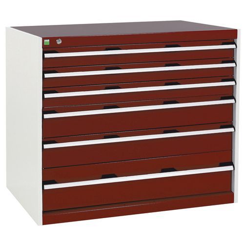 Bott 1 Armoire à Tiroirs Cubio - 900x1050x750mm - Bott