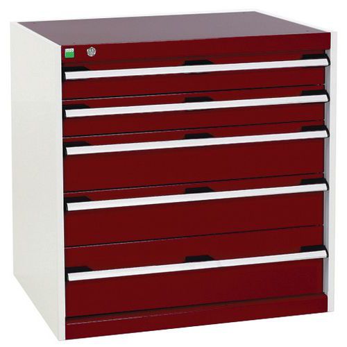 Bott 1 Armoire à Tiroirs Cubio - 800x800x650mm - Bott