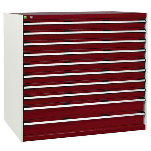 Bott 1 Armoire à Tiroirs Cubio - 1200x1300x750mm - Bott