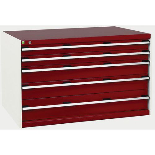 Bott 1 Armoire à Tiroirs Cubio - 800x1300x750mm - Bott