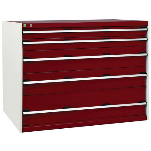 Bott 1 Armoire à Tiroirs Cubio - 1000x1300x750mm - Bott