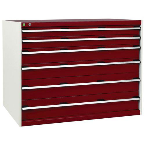 Bott 1 Armoire à Tiroirs Cubio - 1000x1300x750mm - Bott