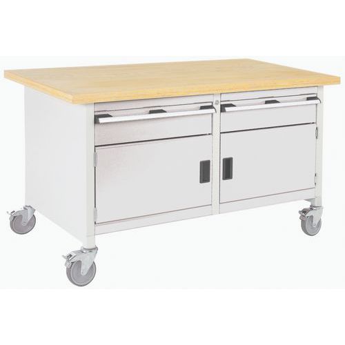 Bott 1 Établi Roulant Monobloc Avec Armoire Et Tiroirs_bott