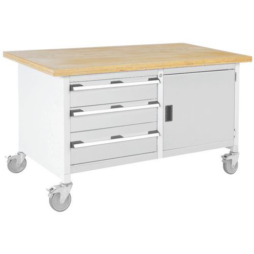 Bott 1 Établi Roulant Monobloc Avec Armoire Et Tiroirs_bott