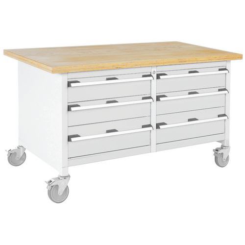 Bott 1 Établi Roulant Monobloc Avec Tiroirs_bott