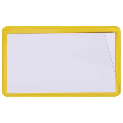 Porte-étiquette Adhésif Jaune 60x100 Mm