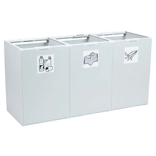 Poubelle Plastique Modulaire De Trois Ã‰lémen Ts 60l