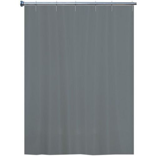 Rideau De Douche Uni En Peva - Gris Magma - Arvix