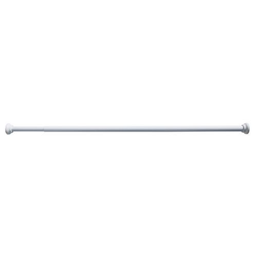Barre De Rideau De Douche Extensible 85x215 - Blanc - Arvix