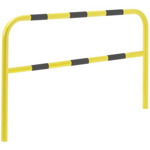 Poteau De Protection à Sceller Hauteur 120 M Jaune Et Noir