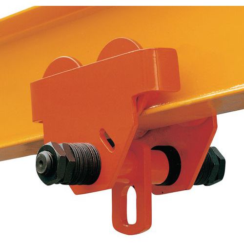 Stockman - Chariot porte palan manuel 500 kg - Largeur fer 60-140 mm - Robuste et fiable