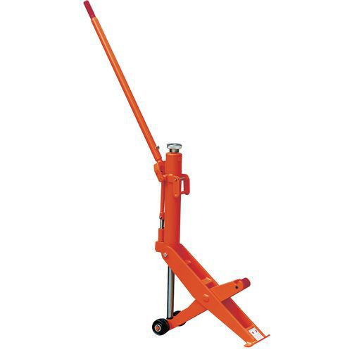 Stockman - Cric hydraulique 7T pour matériel roulant - Levage 65-420mm - Acier robuste