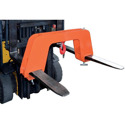 Stockman - Potence pour chariot élévateur 4T - Capacité 4000 kg - Levage robuste et sécurisé