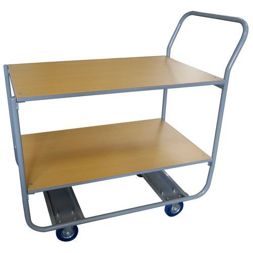 Servante 200 Kg Plateaux Bois 1000x600 Mm