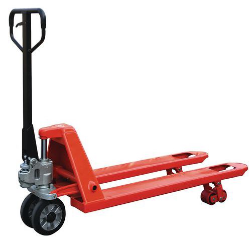 Stockman - Transpalette Manuel Premium 3T - 3000 kg - Fourche 1150x540mm - Noir/Orange