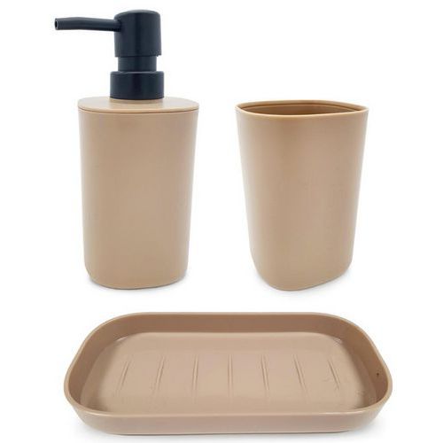 Arvix - Set à poser 3 pièces Natural - Salle de bain - Équipement sanitaire