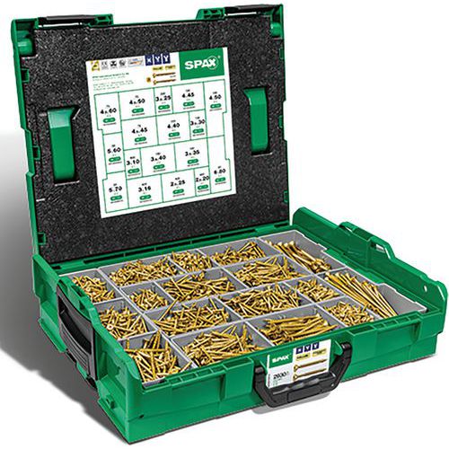 Coffret L-boxx De 17 Dimensions De Vis à Tête Fraisée Yellox